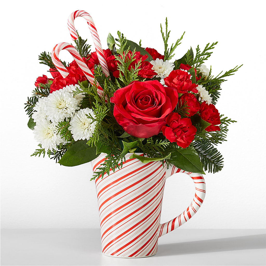 Peppermint Swirl Mug – Flowers And Decor Same Day, Vero Beach FL