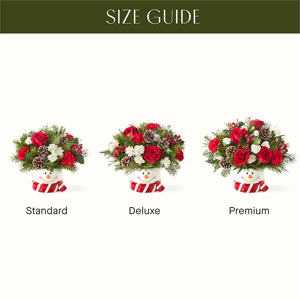 Jolly Snowman Bouquet – Flowers And Decor Same Day, Vero Beach FL