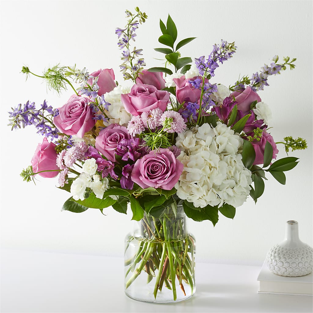 Violet Caress Bouquet – Flowers And Decor Same Day, Vero Beach FL