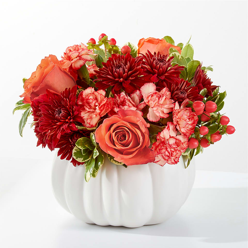 Autumn Air Pumpkin Bouquet – Flowers And Decor Same Day, Vero Beach FL