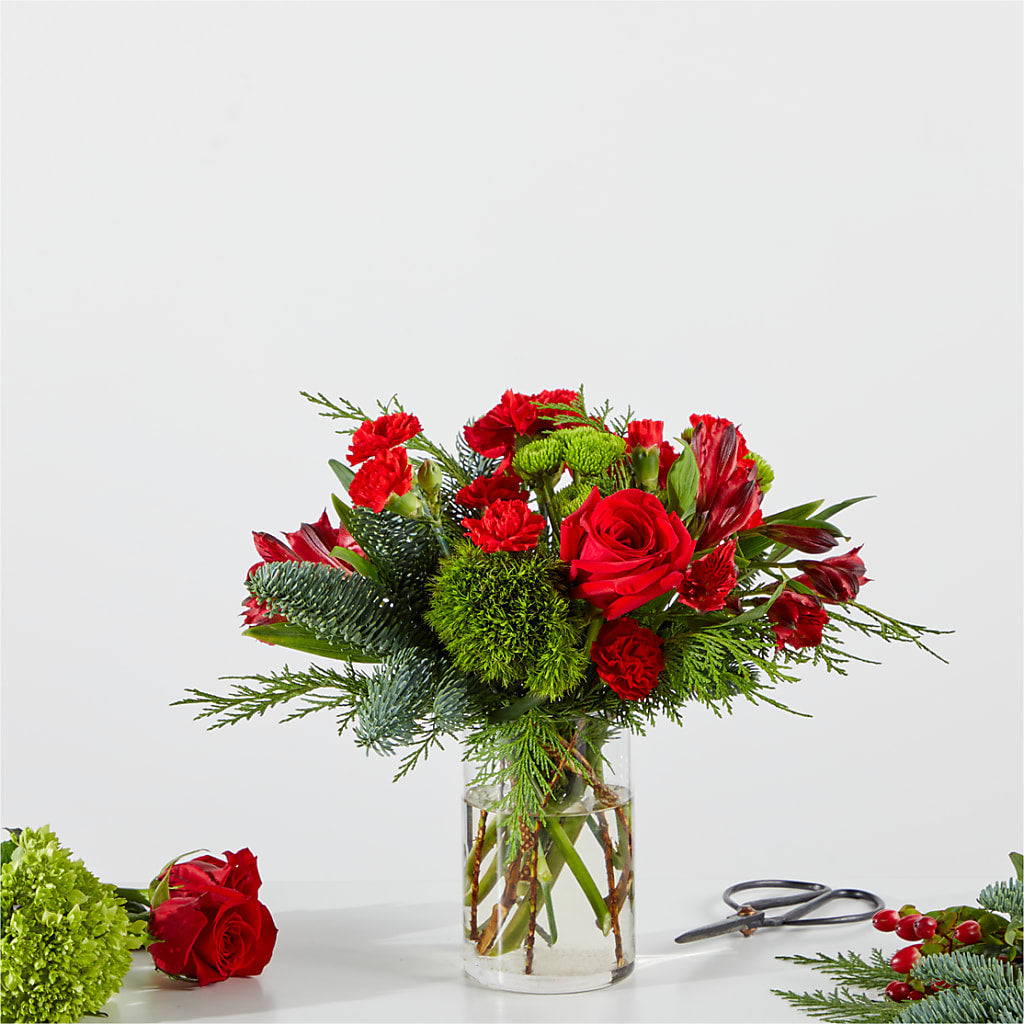 Merry Moment Bouquet – A Florist Original – Flowers And Decor Same Day, Vero Beach FL