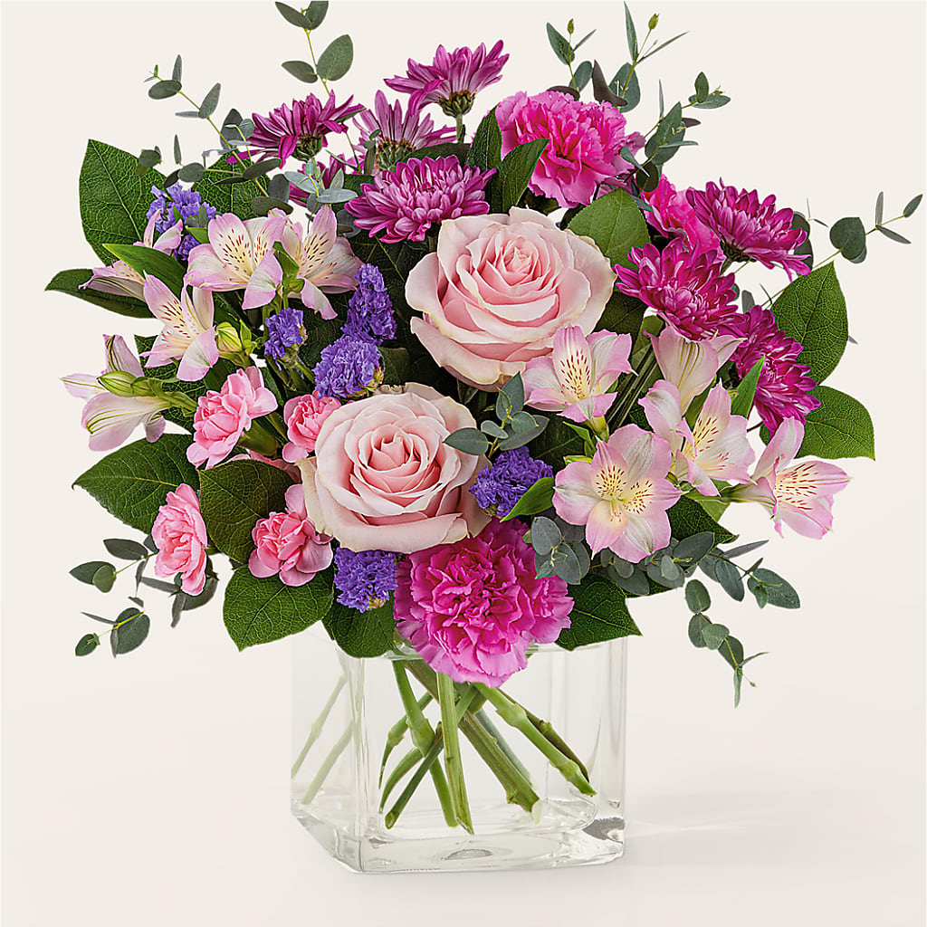 Rosy Radiance Bouquet – Flowers And Decor Same Day, Vero Beach FL