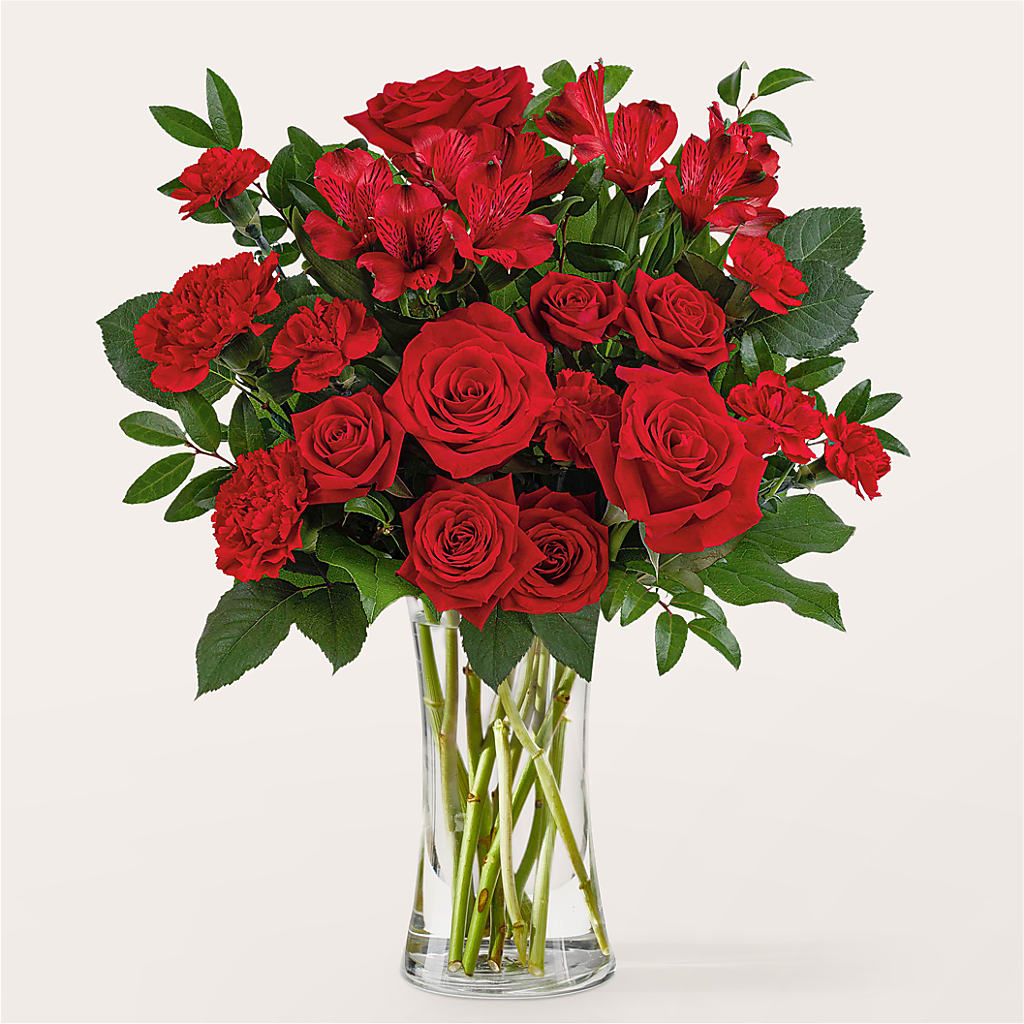 Brilliant Ruby Bouquet – Flowers And Decor Same Day, Vero Beach FL