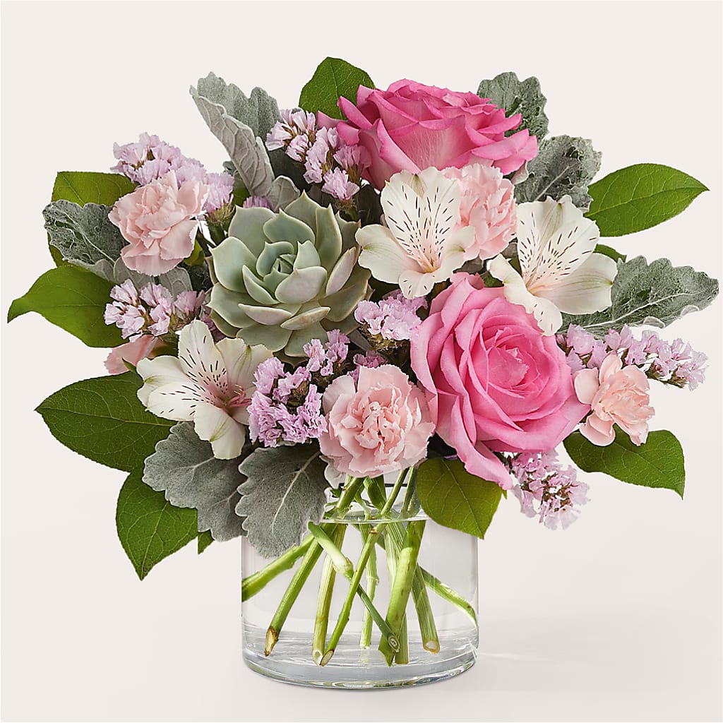Dusty Rose Bouquet – Flowers And Decor Same Day, Vero Beach FL