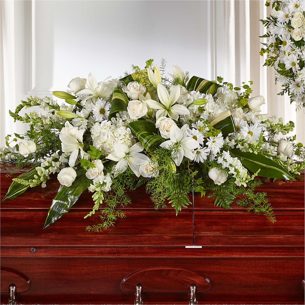 Abundance Casket Spray – Flowers And Decor Same Day, Vero Beach FL