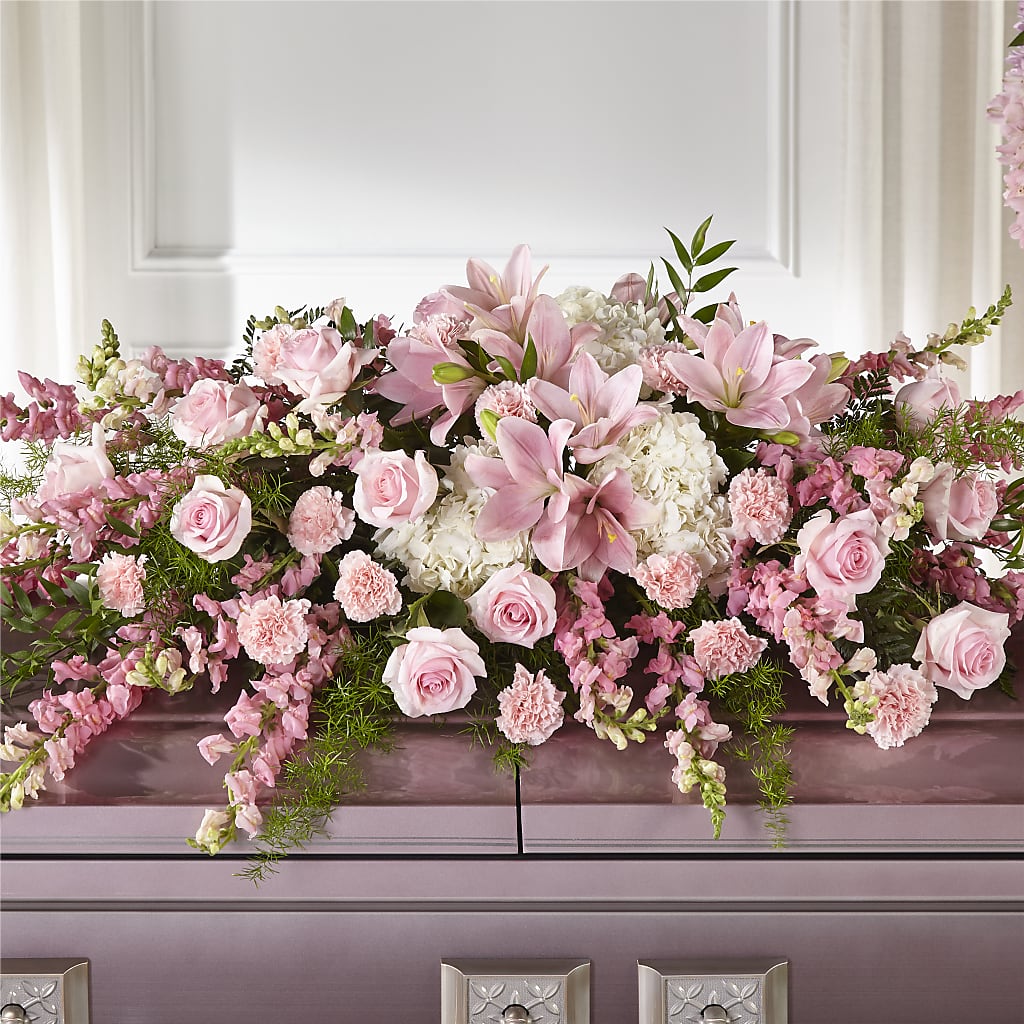 Life & Remembrance Casket Spray – Flowers And Decor Same Day, Vero Beach FL
