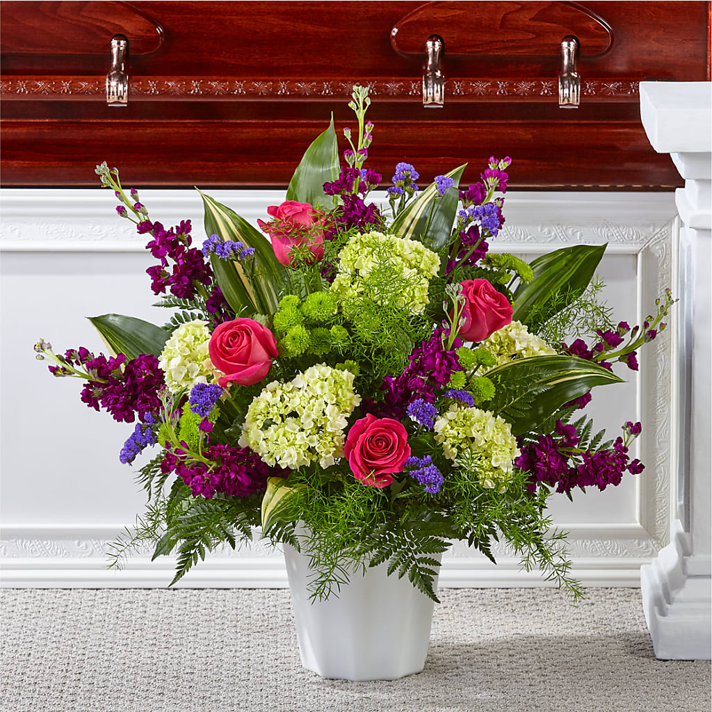 Beautiful Horizons Floor Basket – Flowers And Decor Same Day, Vero Beach FL