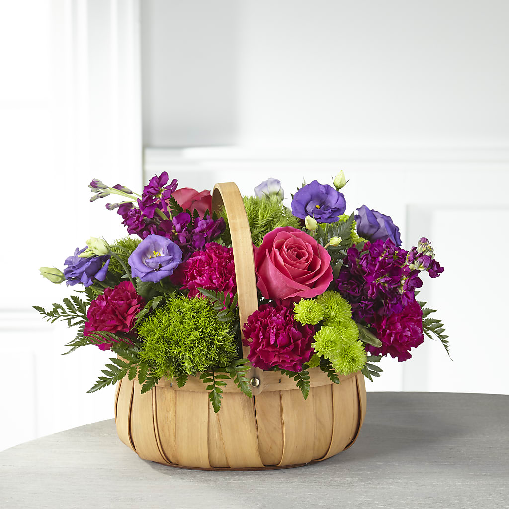 Serene Sanctuary Basket – Flowers And Decor Same Day, Vero Beach FL