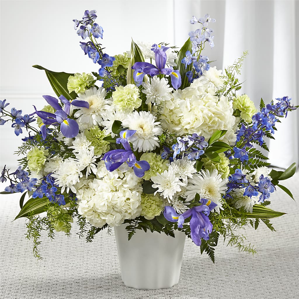 Soft Serenity Floor Basket – Flowers And Decor Same Day, Vero Beach FL