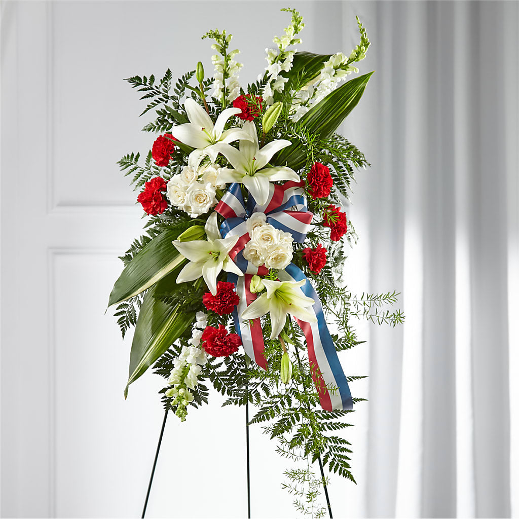 Stars of Life Standing Spray – Flowers And Decor Same Day, Vero Beach FL