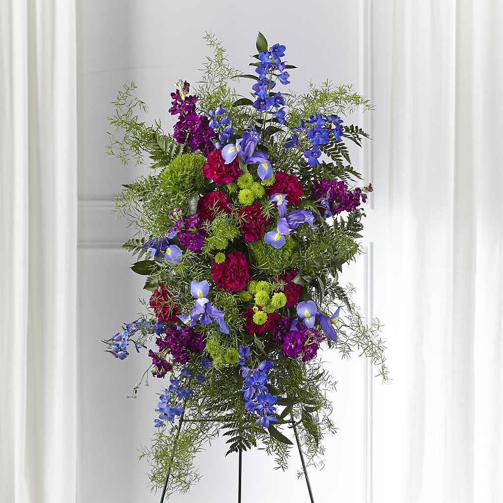 Heavenly Skies Standing Spray – Flowers And Decor Same Day, Vero Beach FL