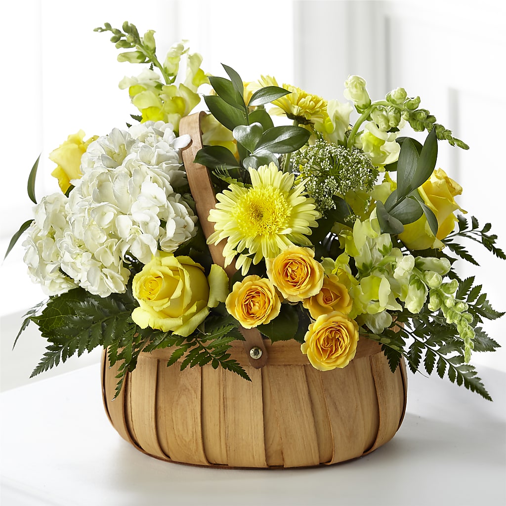 Rustic Remembrance Basket – Flowers And Decor Same Day, Vero Beach FL