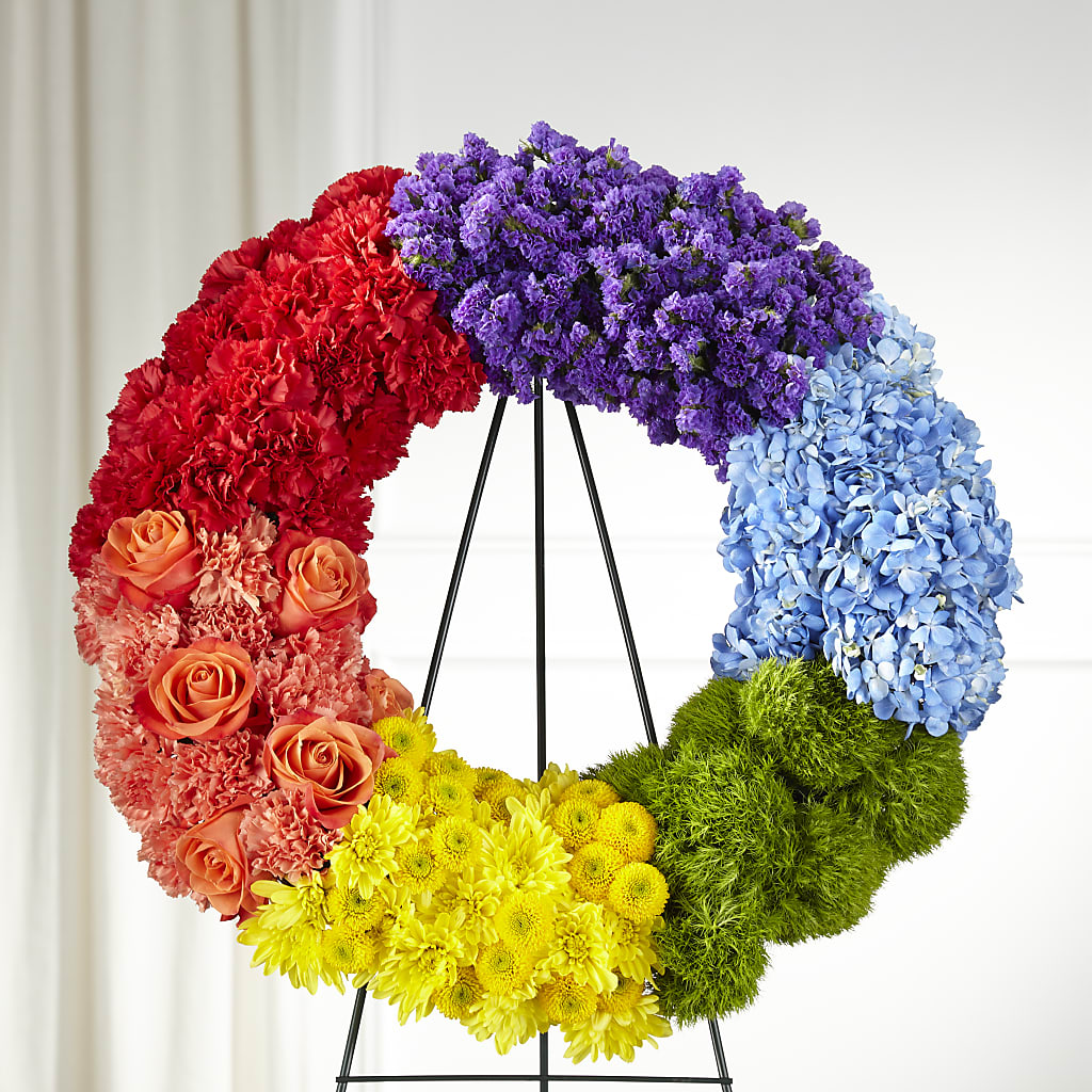 Circle of Love Wreath – Flowers And Decor Same Day, Vero Beach FL
