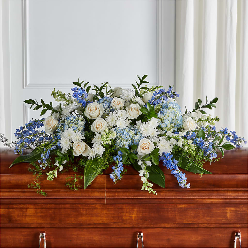 Timeless Essence Casket Spray – Flowers And Decor Same Day, Vero Beach FL