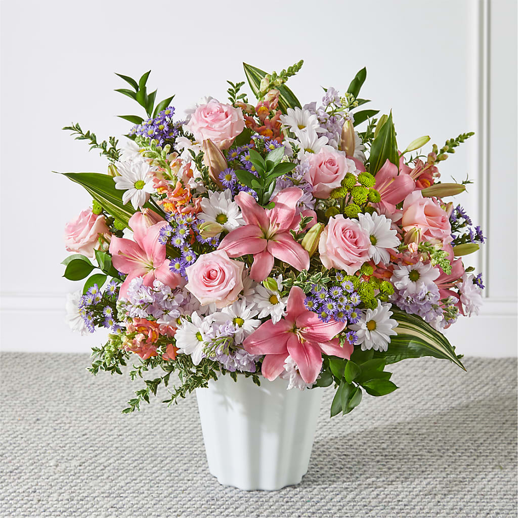 Abundant Compassion Floor Basket – Flowers And Decor Same Day, Vero Beach FL