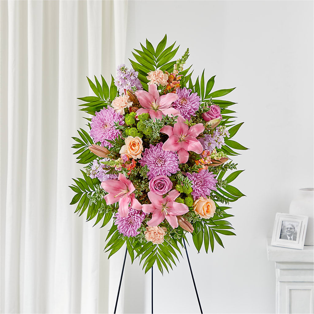 Love & Light Standing Spray – Flowers And Decor Same Day, Vero Beach FL