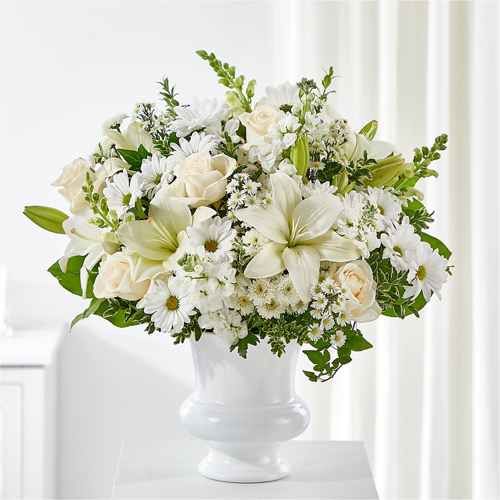 Uplifting Urn Arrangement – Flowers And Decor Same Day, Vero Beach FL