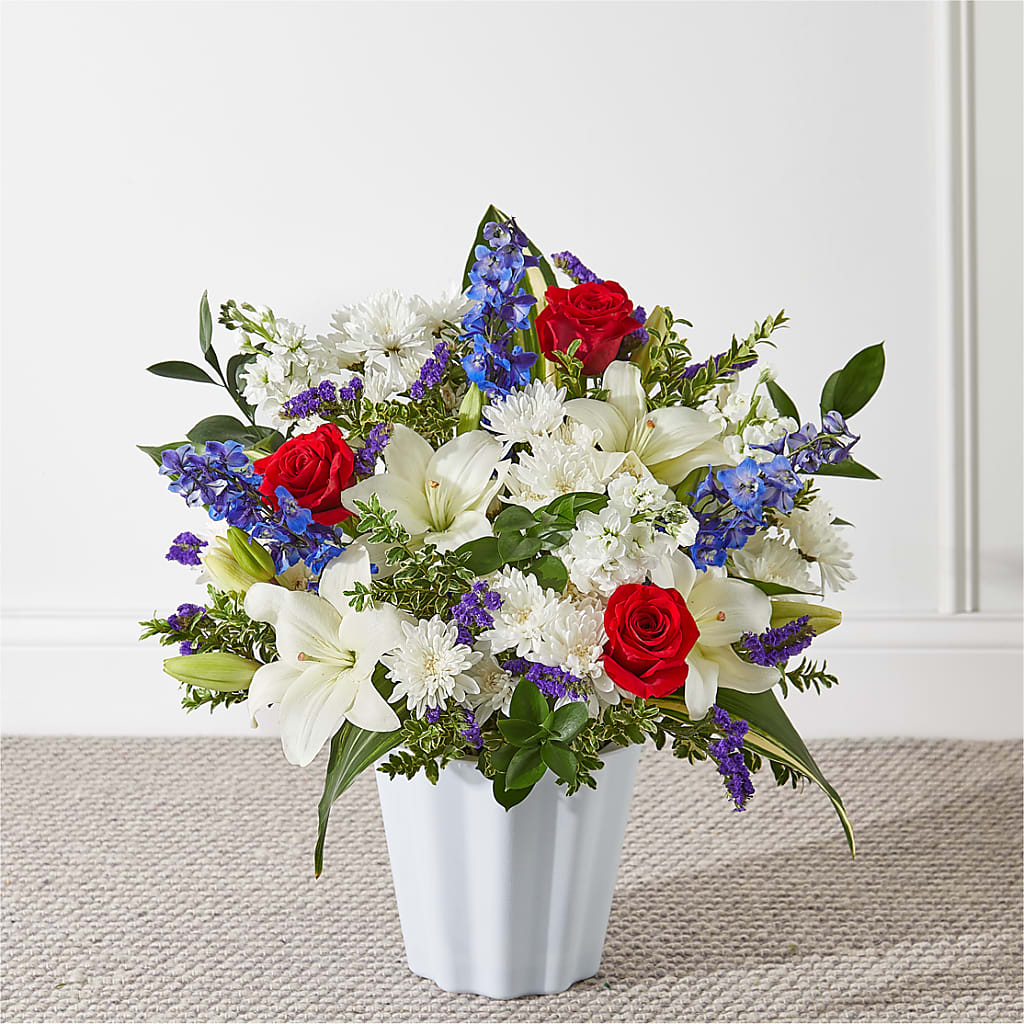 Consoled Floor Basket – Flowers And Decor Same Day, Vero Beach FL