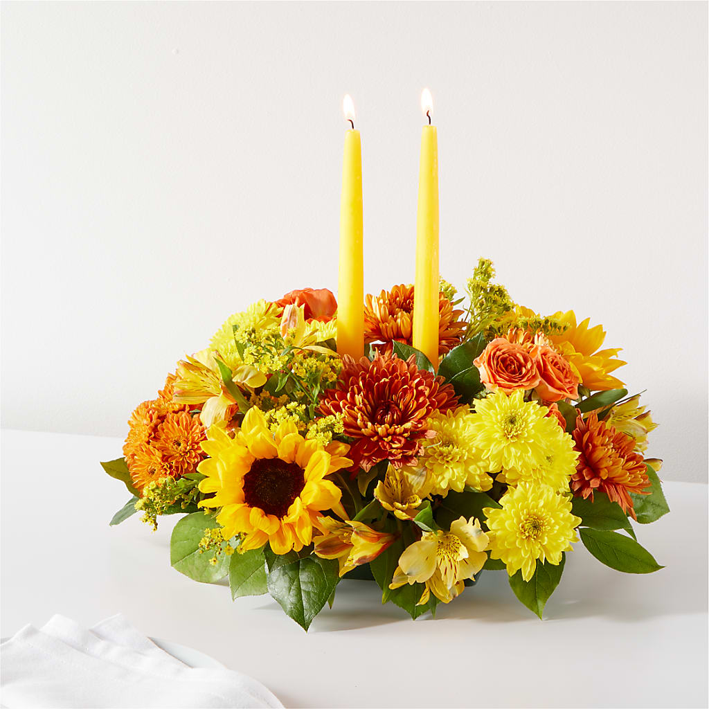 Autumn Harmony Centerpiece – Flowers And Decor Same Day, Vero Beach FL