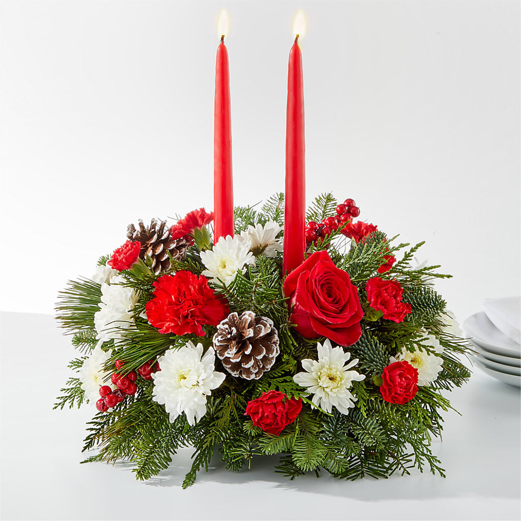 Holiday Soiree Centerpiece – Flowers And Decor Same Day, Vero Beach FL