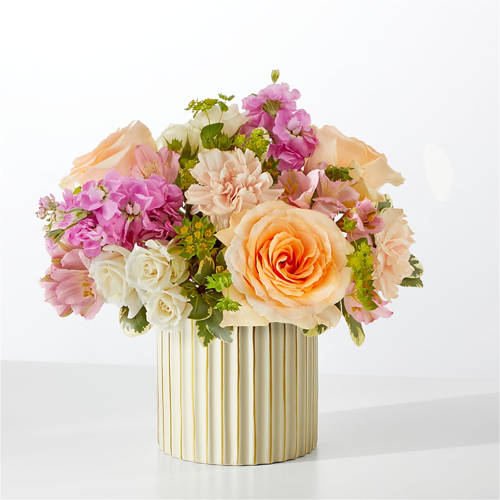 Paradise Bouquet with Ivory Vase – Flowers And Decor Same Day, Vero Beach FL