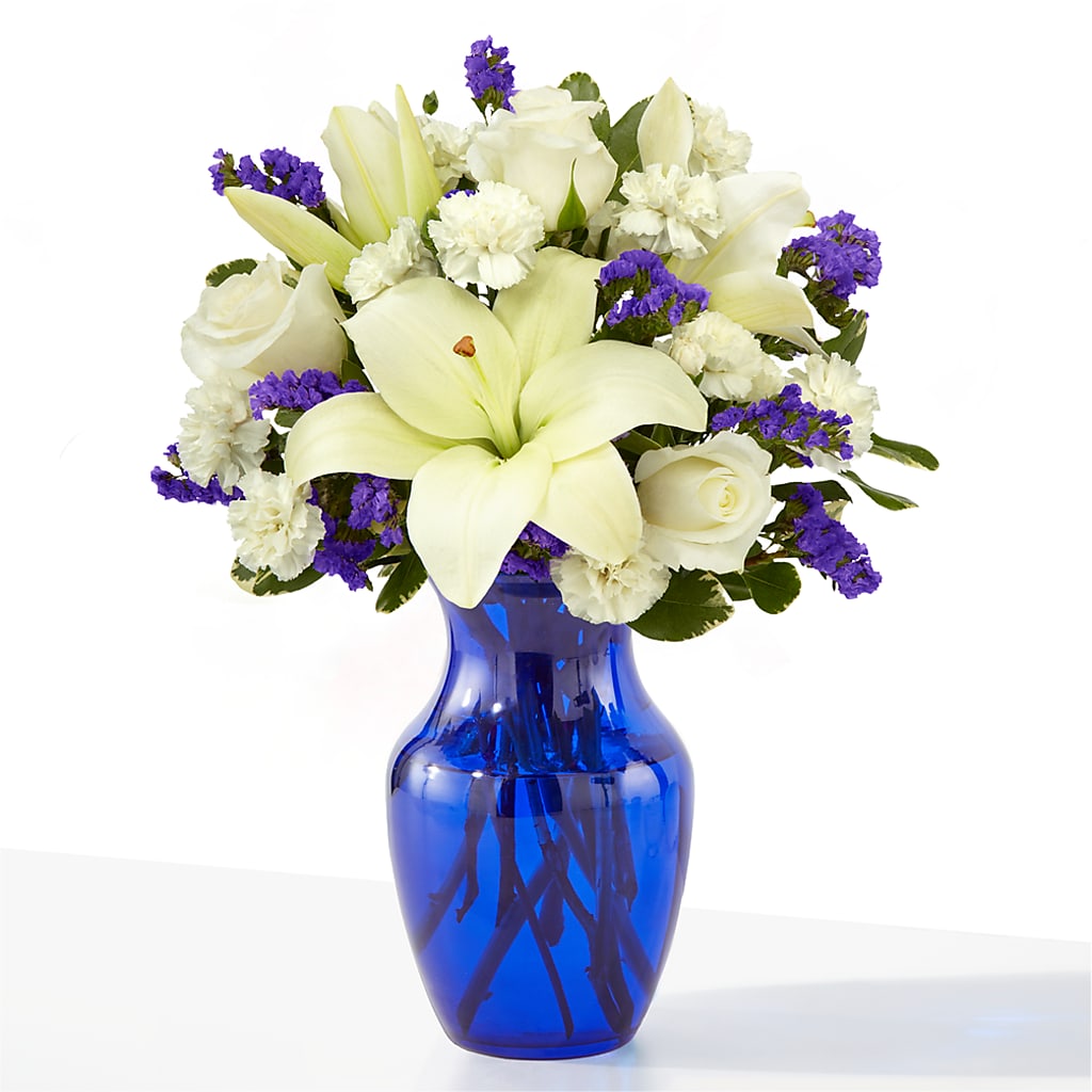 Sapphire Rush Bouquet – Flowers And Decor Same Day, Vero Beach FL