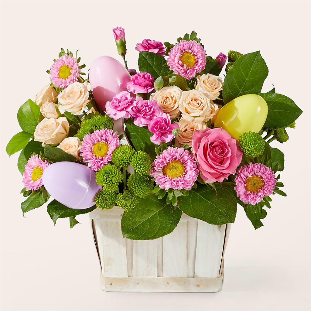 Get Eggcited Basket – Flowers And Decor Same Day, Vero Beach FL