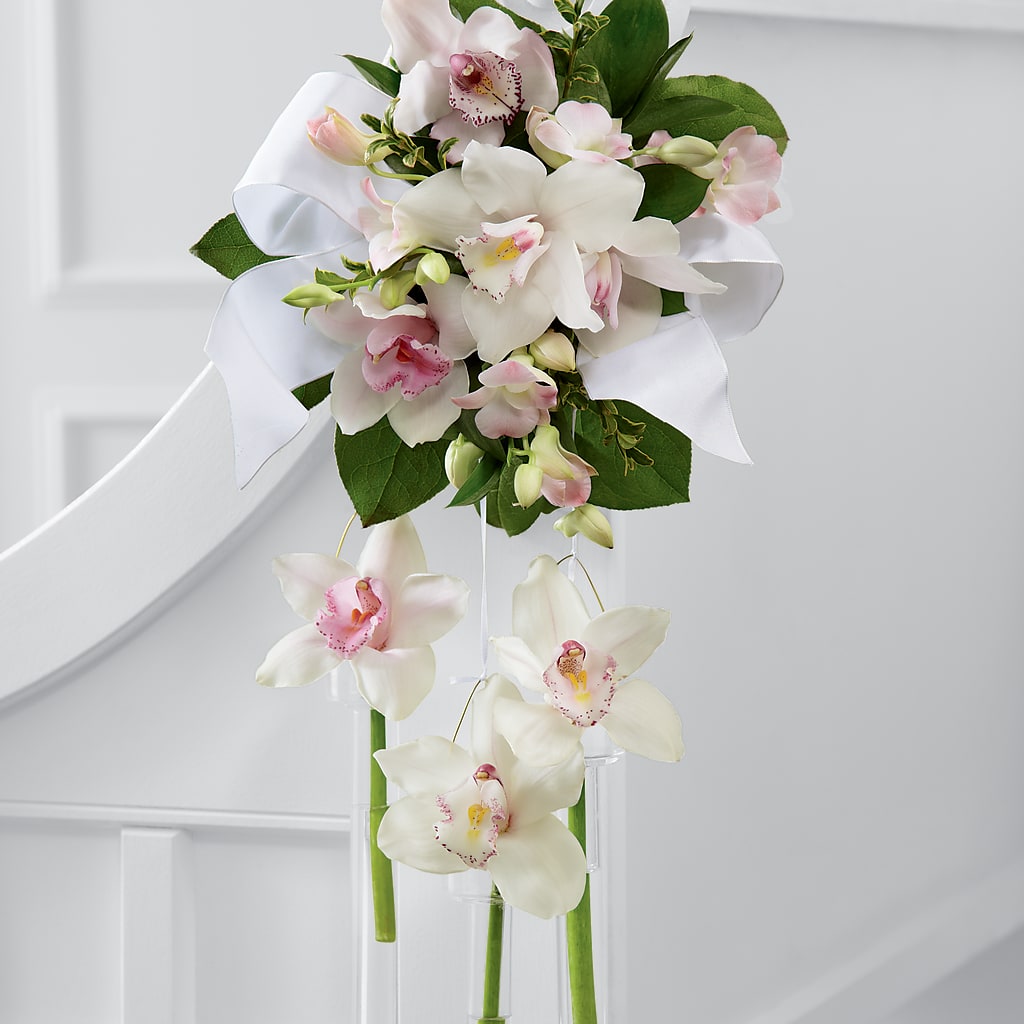 Perfect Entrance Pew Arrangement – Flowers And Decor Same Day, Vero Beach FL