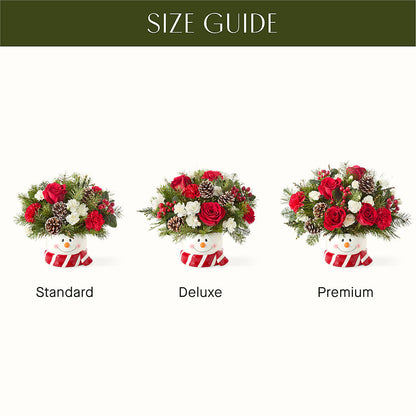 Jolly Snowman Bouquet –  Flowers And Decor Same Day, Vero Beach FL