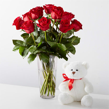 Romantic Long Stem Red Rose Bouquet Bundles –  Flowers And Decor Same Day, Vero Beach FL