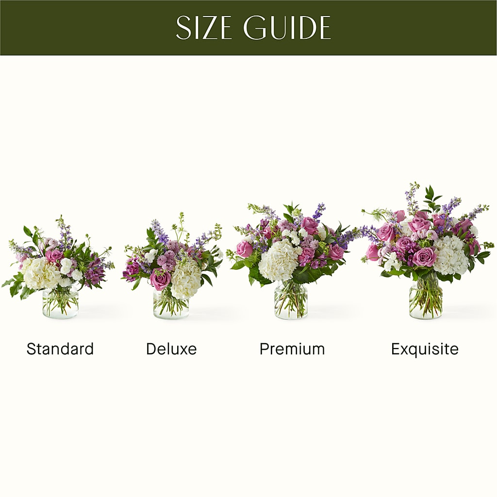 Violet Caress Bouquet –  Flowers And Decor Same Day, Vero Beach FL