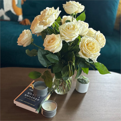 Long Stem Yellow Rose Bouquet –  Flowers And Decor Same Day, Vero Beach FL