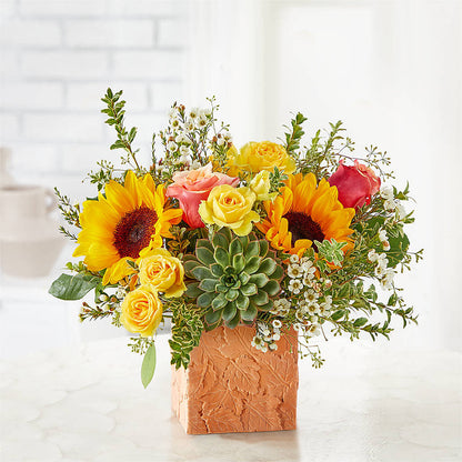 Sunflower Season Bouquet –  Flowers And Decor Same Day, Vero Beach FL