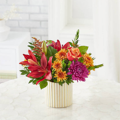 Burgundy Landscape Bouquet –  Flowers And Decor Same Day, Vero Beach FL