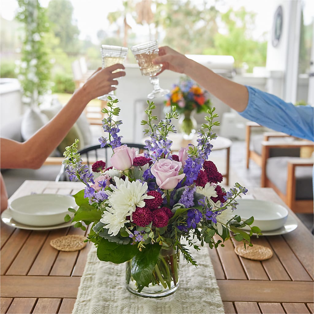 Violet Frost Bouquet –  Flowers And Decor Same Day, Vero Beach FL