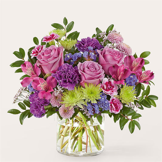 Glass Half Full Bouquet –  Flowers And Decor Same Day, Vero Beach FL