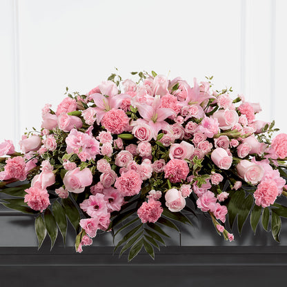 Garden of Comfort Casket Spray (Standard) –  Flowers And Decor Same Day, Vero Beach FL