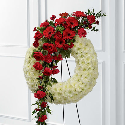 Graceful Tribute Wreath –  Flowers And Decor Same Day, Vero Beach FL