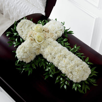 Peaceful Memories Casket Spray (Standard) –  Flowers And Decor Same Day, Vero Beach FL
