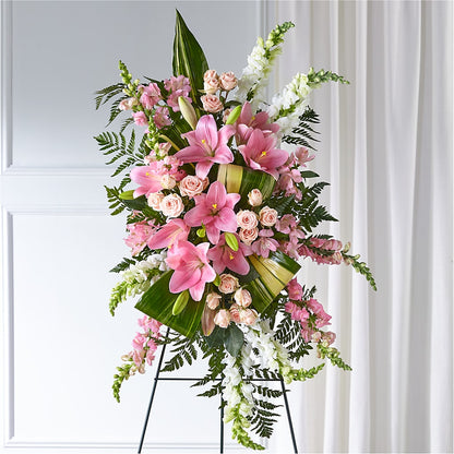 Elegant Embrace Standing Spray –  Flowers And Decor Same Day, Vero Beach FL