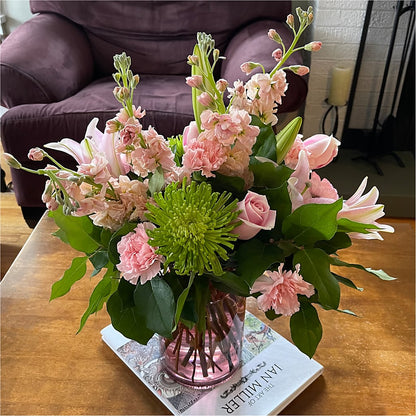 Pretty in Pink Bouquet –  Flowers And Decor Same Day, Vero Beach FL