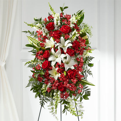 Everlasting Memory Standing Spray –  Flowers And Decor Same Day, Vero Beach FL