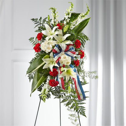 Stars of Life Standing Spray –  Flowers And Decor Same Day, Vero Beach FL