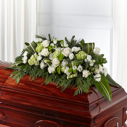 Hopeful Gesture Casket Spray –  Flowers And Decor Same Day, Vero Beach FL