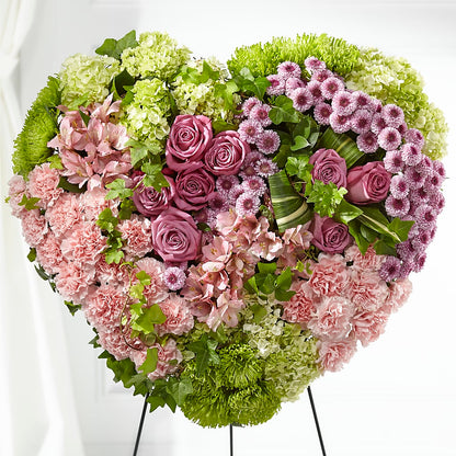 Heartwarming Standing Heart –  Flowers And Decor Same Day, Vero Beach FL
