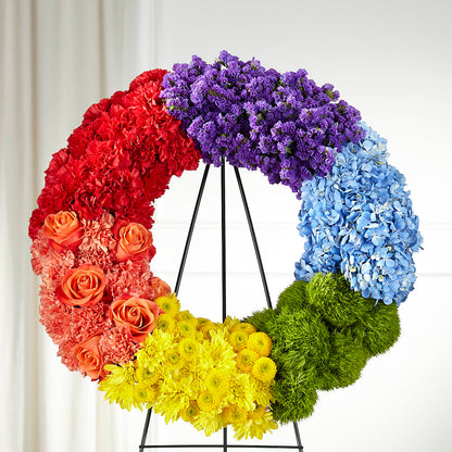 Circle of Love Wreath –  Flowers And Decor Same Day, Vero Beach FL