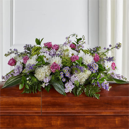 Meadows of Serenity Casket Spray –  Flowers And Decor Same Day, Vero Beach FL