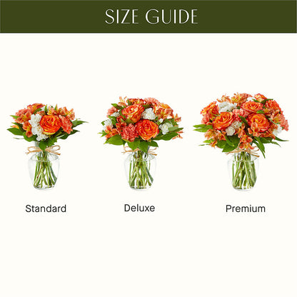 Apricot Glow Bouquet –  Flowers And Decor Same Day, Vero Beach FL