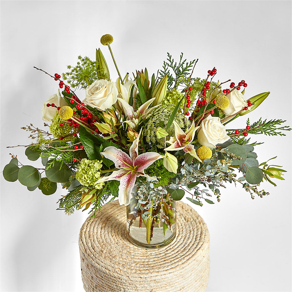 Berry & Bright Bouquet –  Flowers And Decor Same Day, Vero Beach FL