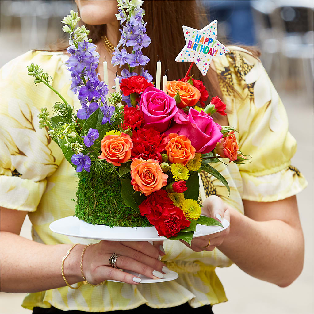 Best Year Yet Floral Cake –  Flowers And Decor Same Day, Vero Beach FL